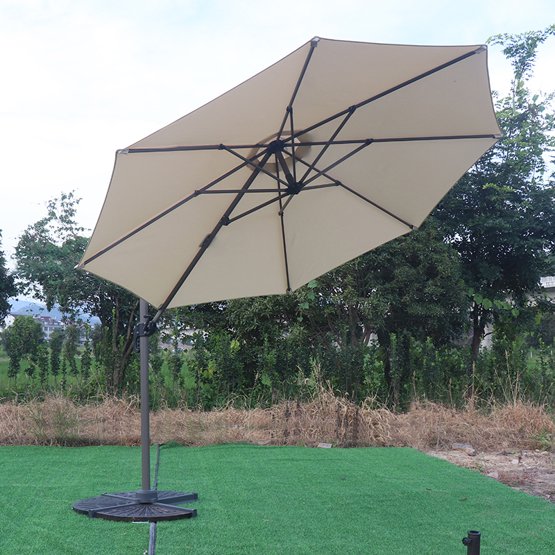 High-End Outdoor Mini Side-Standing Roman Umbrella