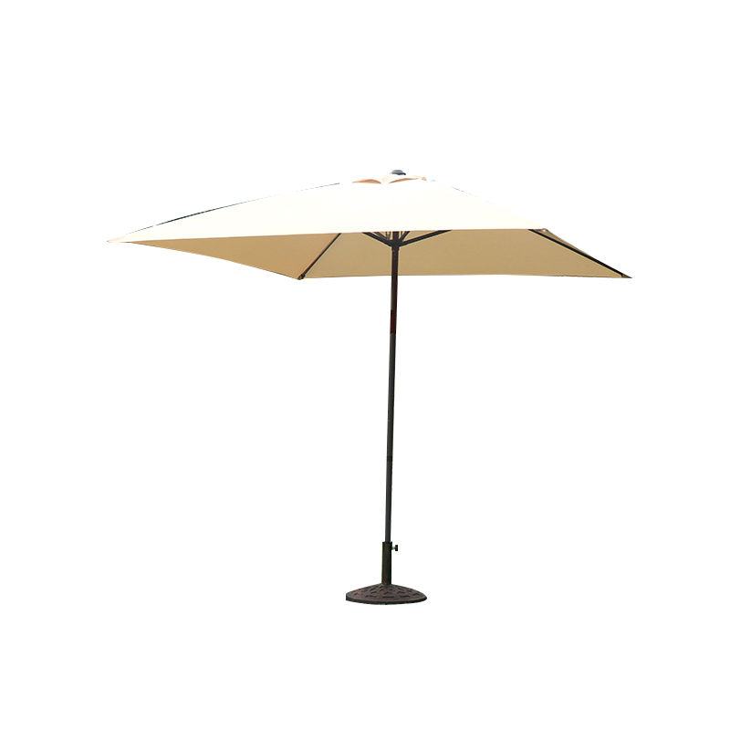 2.5mx2.5m Solid Metal 4-Bone 38-Post Upright Umbrella